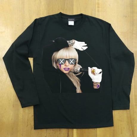 RARETE (ラルテ)  GAGA Mic Tatoo ブラック  長袖Tシャツ