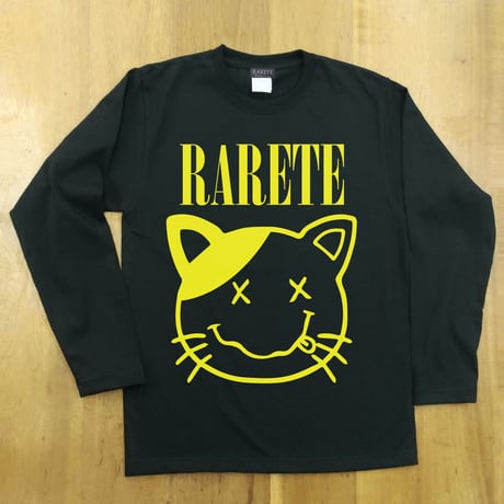 RARETE (ラルテ) cat 猫 にゃるヴァーナ ブラック  長袖Tシャツ