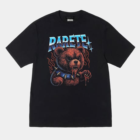 RARETE (ラルテ) テディベア Teddy bear  首輪 炎 Tシャツ