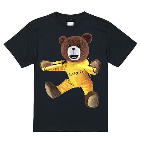 RARETE (ラルテ)    テディベア Bruce Lee  Tシャツ ブラック