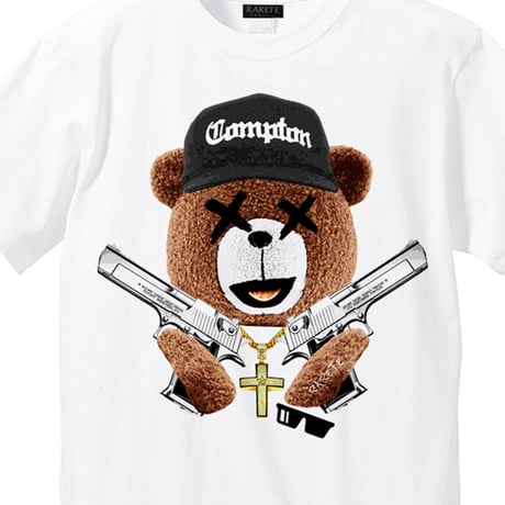 RARETE (ラルテ)    NWA テディベア　Tシャツ ホワイト