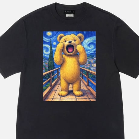 RARETE (ラルテ) テディベア Teddy bearの叫び Tシャツ
