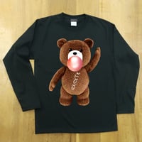 RARETE (ラルテ) テディベア ガム 茶色 長袖Tシャツ