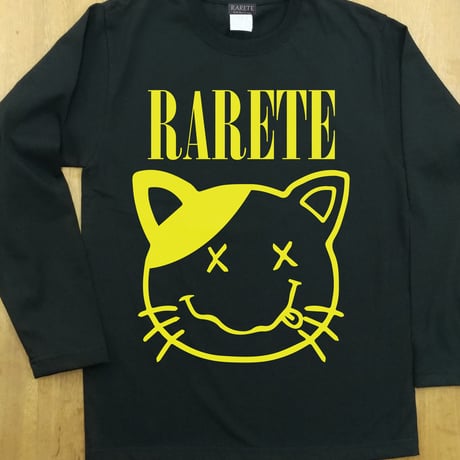 RARETE (ラルテ) cat 猫 にゃるヴァーナ ブラック  長袖Tシャツ