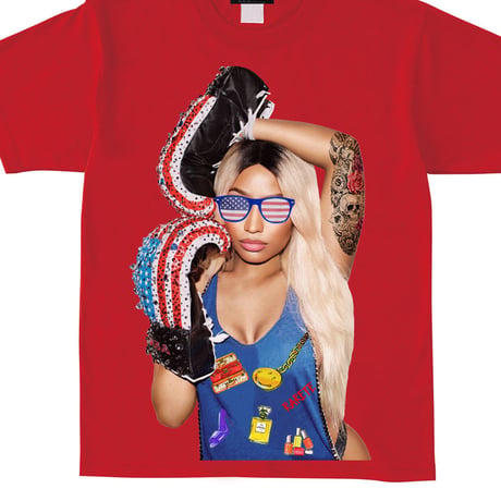 RARETE (ラルテ)    アメリカ サングラス グローブ  Girl　Tシャツ  レッド
