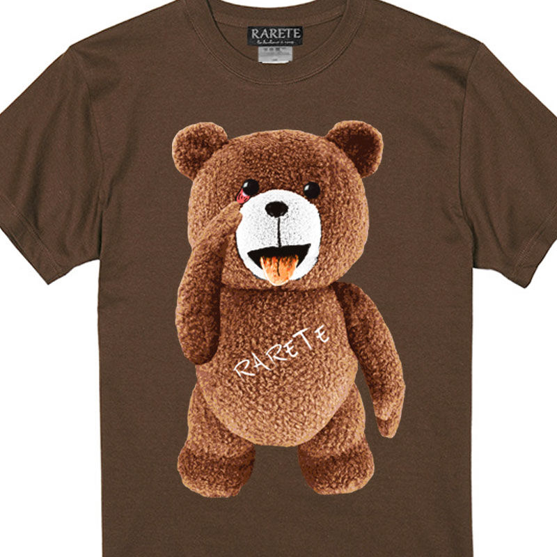 RARETE (ラルテ) テディベア あっかんベー！【茶色】ブラウン T