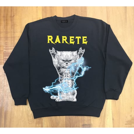 RARETE (ラルテ) CAT イナズマ 猫  ブラック  星柄 star（裏パイル)