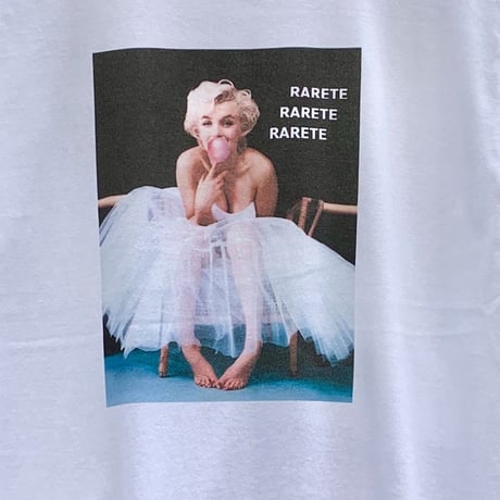 RARETE (ラルテ) マリリンモンロー ドレス  バブル Tシャツ ホワイト