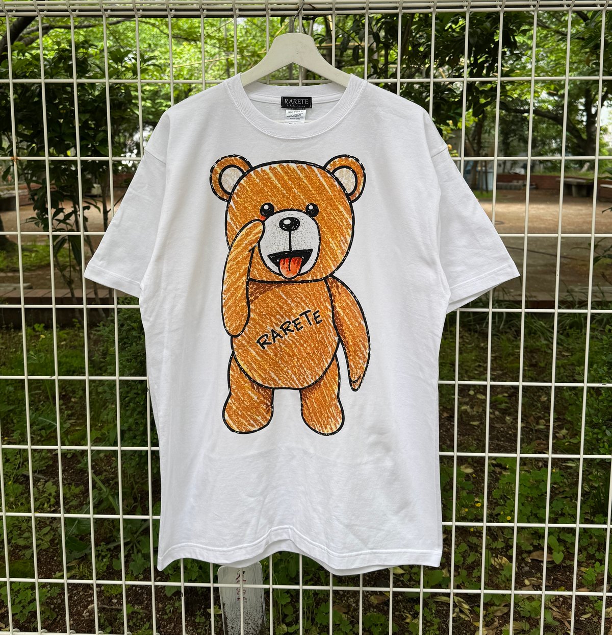 RARETE (ラルテ) テディベア あっかんベー pen Tシャツ | Rarete ラルテ
