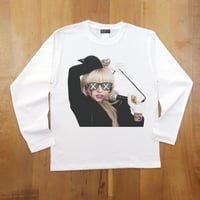 RARETE (ラルテ)  GAGA Mic Tatoo ホワイト  長袖Tシャツ