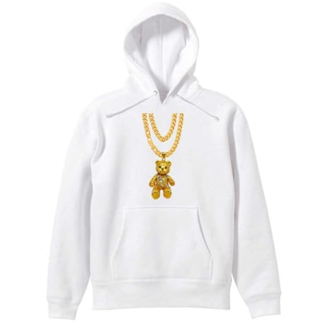 RARETE (ラルテ) Necklace ネックレス テディベア Teddy bear  パーカー ホワイト