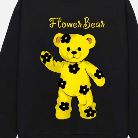 RARETE (ラルテ) Flower Bear  テディベア Teddy bear スエット トレーナー