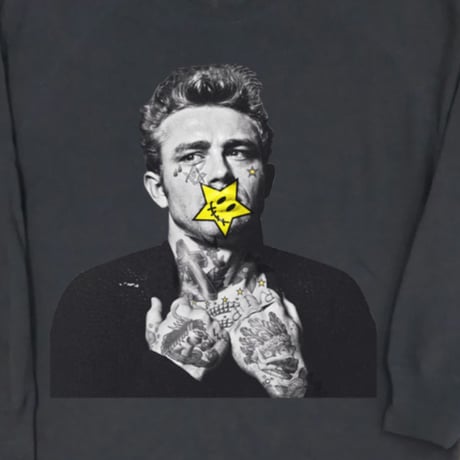 RARETE (ラルテ) 入手困難  ジェームスディーン ブラック スエット 星柄 star