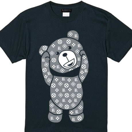 RARETE (ラルテ)  首取れた！ モノ (グレイ)   Tシャツ ブラック