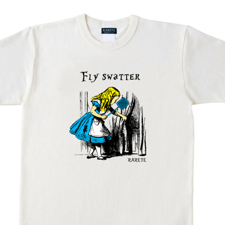 RARETE (ラルテ)  Fly swatter  Tシャツ ホワイトナチュラル