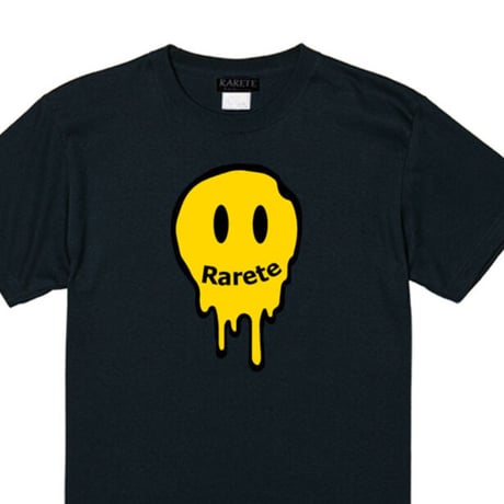 RARETE (ラルテ)  paint sm　Tシャツ  ブラック