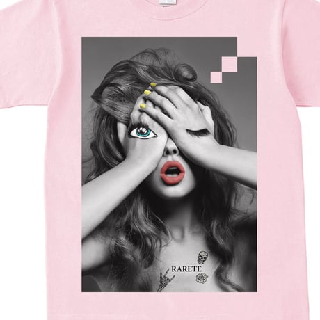 RARETE (ラルテ) GIRL  make Tシャツ ライトピンク