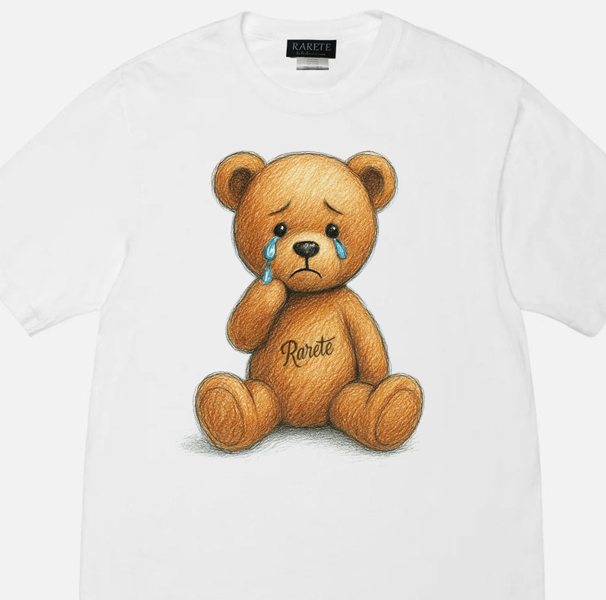 RARETE (ラルテ) テディベア Teddy bear 色鉛筆 泣いちゃった ラフ T