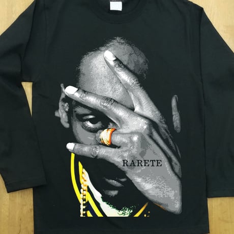 RARETE (ラルテ) スヌープドッグ pose   ブラック  長袖Tシャツ