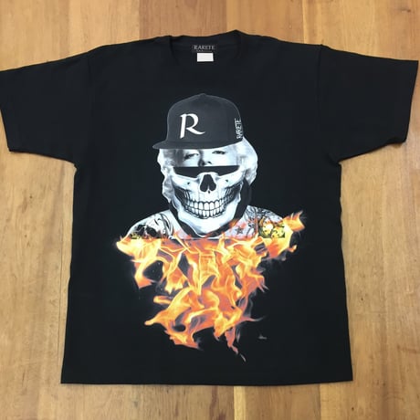 RARETE (ラルテ)  入手困難  マリリンモンロー キャップ 炎   ドクロ Tシャツ ブラック  星柄 star