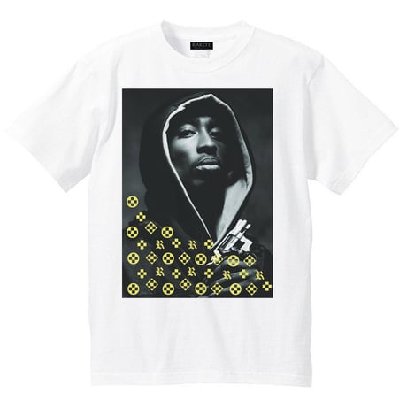 RARETE (ラルテ)  2PAC モノ　Tシャツ  ホワイト