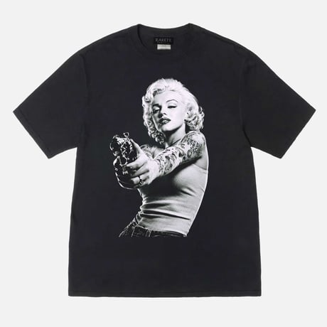 RARETE (ラルテ) マリリンモンロー Marilynmonroe 構え 銃口 Tシャツ