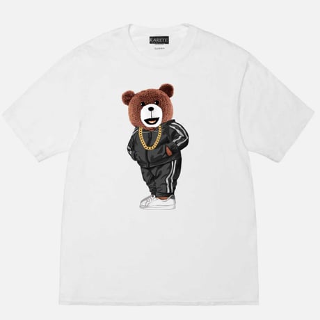 RARETE (ラルテ)  テディベア Teddy bear Jersey Gold Neck  Tシャツ