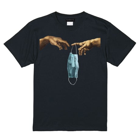 RARETE (ラルテ) michelangel mask  Tシャツ ブラック