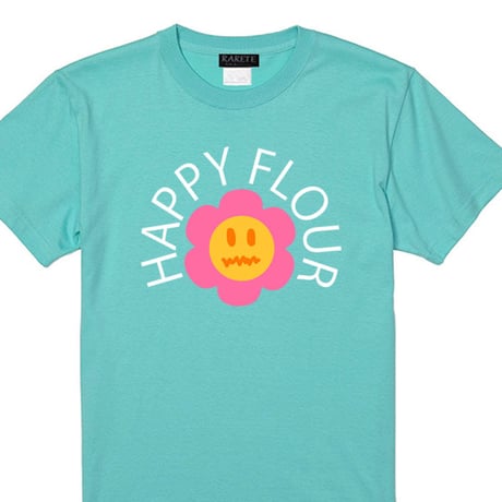 RARETE (ラルテ)  HAPPY FLOUR  む~~~~  Tシャツ  ビジョナリーミント