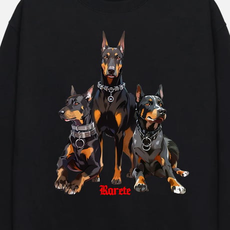 RARETE (ラルテ)  three dogs　スエット トレーナー