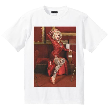 RARETE (ラルテ)    マリリンモンロー Party Dress　Tシャツ ホワイト
