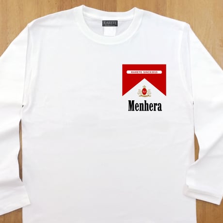 RARETE (ラルテ) Menhera エンブレム　長袖Tシャツ