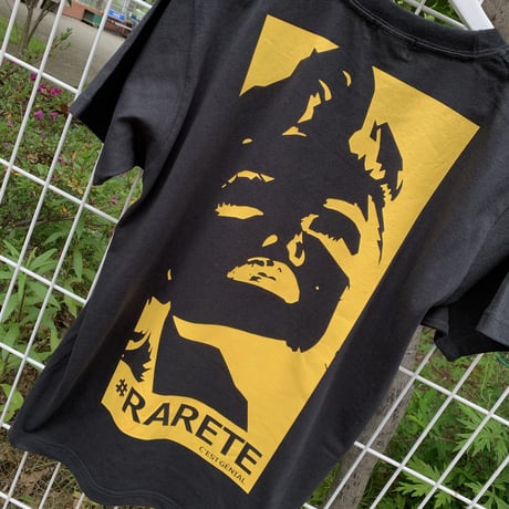 RARETE (ラルテ)  マリリンモンロー イエロー  Tシャツ  ブラック