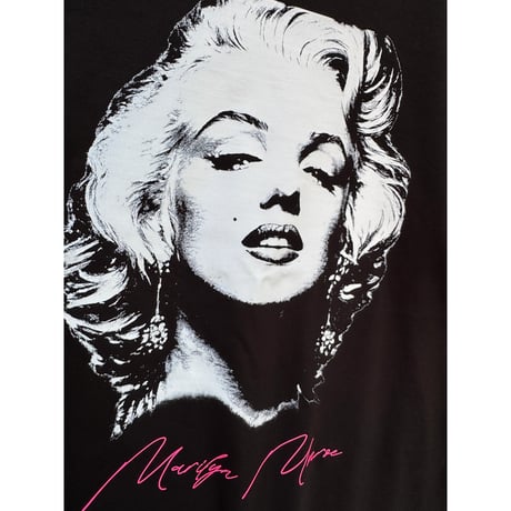 RARETE (ラルテ) MarilynMonroe マリリンモンロー Tシャツ ロゴネオンピンク