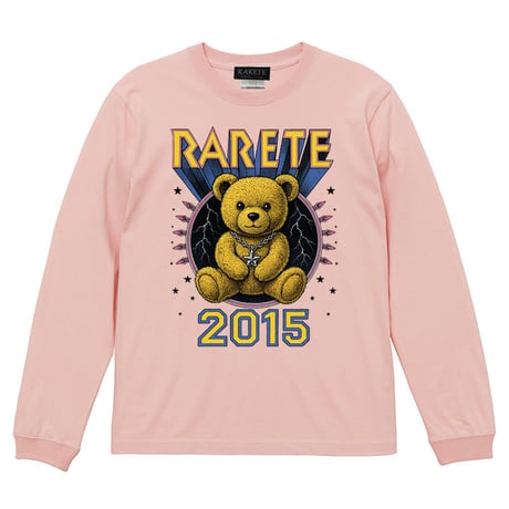 RARETE (ラルテ) テディベア Teddy bear 3Dロゴ グラフィック スター ロンT ロングスリーブ