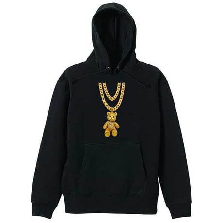 RARETE (ラルテ) Necklace ネックレス テディベア Teddy bear  パーカー ブラック