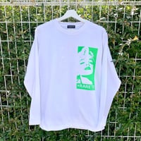 RARETE (ラルテ)  マリリンモンロー 蛍光 グリーン ホワイト  長袖Tシャツ