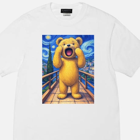 RARETE (ラルテ) テディベア Teddy bearの叫び Tシャツ