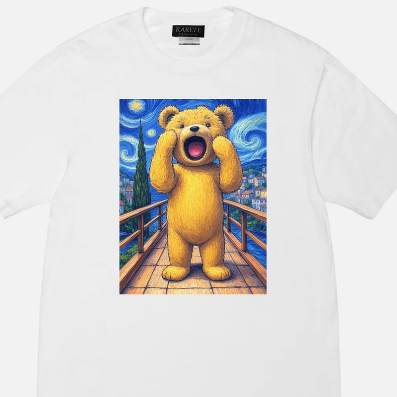 RARETE (ラルテ) テディベア Teddy bearの叫び Tシャツ | Rarete ラルテ
