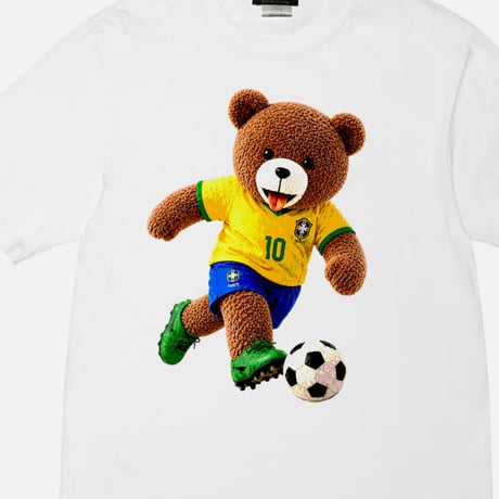 RARETE (ラルテ) テディベア Teddy サッカー ブラジル Tシャツ
