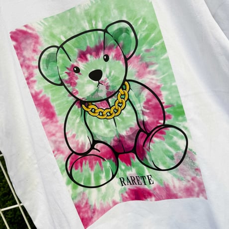 RARETE (ラルテ) テディベア Teddy bear タイダイ柄 Tシャツ