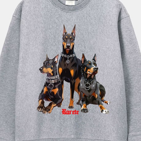 RARETE (ラルテ)  three dogs　スエット トレーナー