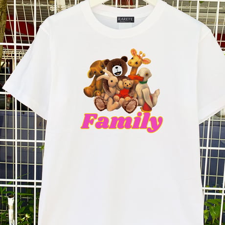 RARETE (ラルテ)  テディベア Family Tシャツ