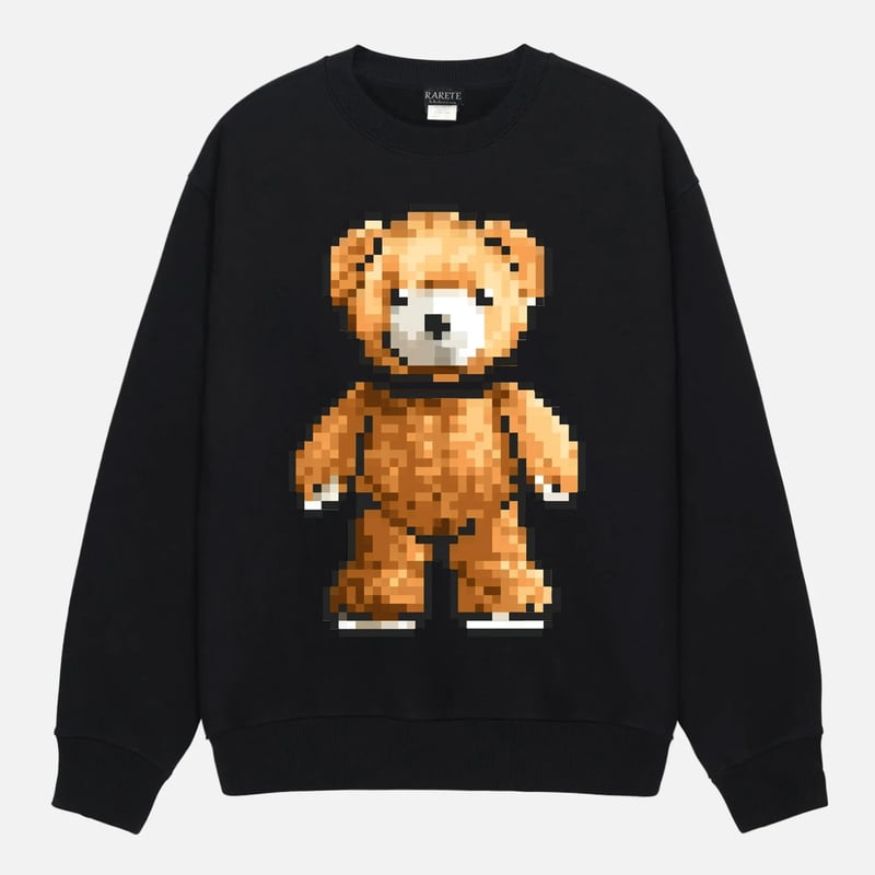RARETE (ラルテ) テディベア 8bit 首取れた スエット トレーナー