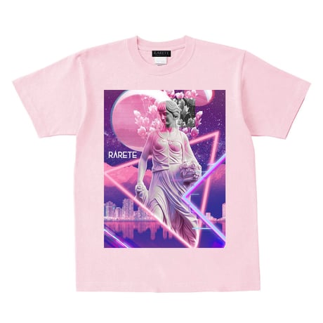 RARETE (ラルテ)  Virtual space Tシャツ ピンク