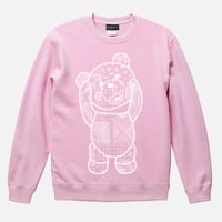 RARETE (ラルテ)  テディベア バンダナ スエット トレーナー  ライトピンク