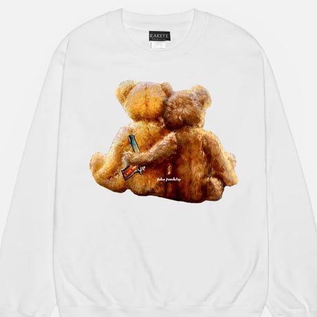 RARETE (ラルテ) false friendship 偽りの友情  テディベア Teddy bear スエット トレーナー