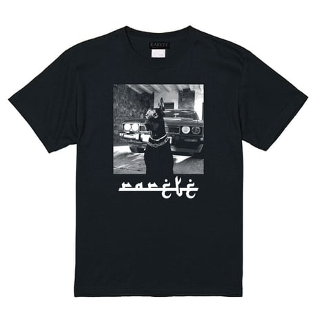 RARETE (ラルテ)  ドーベルマン Car ブラック  Tシャツ
