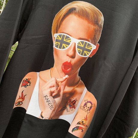 RARETE (ラルテ) フマイリーサイラス さくらんぼ イギリス ブラック  長袖Tシャツ