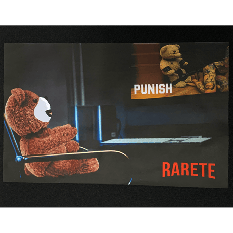 RARETE (ラルテ)  PUNISH バックプリント ブラック